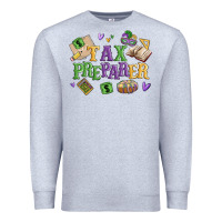 Heather Grey tax preparer Premium Sweatshirt - MaliasSmallBusiness