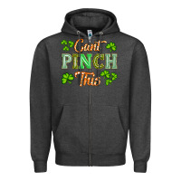 Charcoal Heather saint patricks cant pınch this Zipper Hoodie - Artiststas