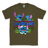 Army Green preview flower stitch 2nd grade Classic Tee - AdoDesignShop