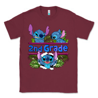 Burgundy preview flower stitch 2nd grade Classic Tee - AdoDesignShop