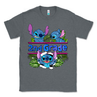 Charcoal Heather preview flower stitch 2nd grade Classic Tee - AdoDesignShop
