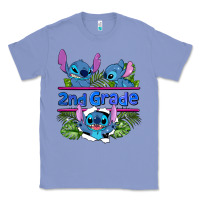 Colony Blue preview flower stitch 2nd grade Classic Tee - AdoDesignShop
