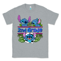 Heather Grey preview flower stitch 2nd grade Classic Tee - AdoDesignShop
