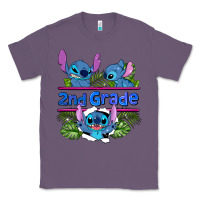 Lavender preview flower stitch 2nd grade Classic Tee - AdoDesignShop
