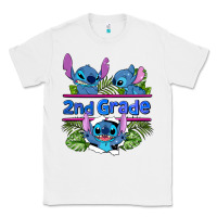 White preview flower stitch 2nd grade Classic Tee - AdoDesignShop