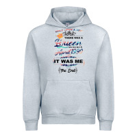 Heather Grey The Queen Reigning Since 1990 Urban Hoodie - Bettercallsaul