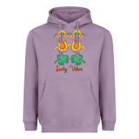 Lavender lucky vibes st. patrick's day Heavyweight Hoodie - MaliasSmallBusiness