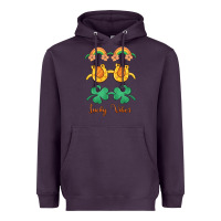 Plum lucky vibes st. patrick's day Heavyweight Hoodie - MaliasSmallBusiness