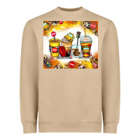 Mushroom bus driver coffee cups Heavyweight Sweatshirt - Zillion Design Studio