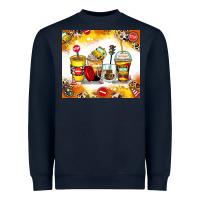 Bus Driver Coffee Cups Heavyweight Sweatshirt | Teevron