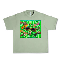 Oil Green sunglasses Urban Heavy Tee - BarkalooDesign
