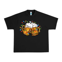 Black beer with christmas lights Urban Heavy Tee - FaDigitalArtStudio