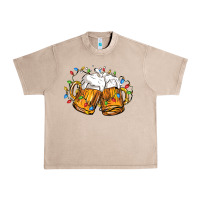 French Oak beer with christmas lights Urban Heavy Tee - FaDigitalArtStudio