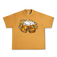 Peanut Butter beer with christmas lights Urban Heavy Tee - FaDigitalArtStudio