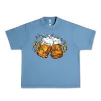 Pebble Blue beer with christmas lights Urban Heavy Tee - FaDigitalArtStudio
