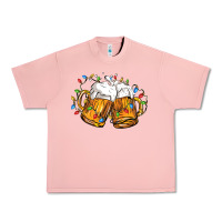 Salmon beer with christmas lights Urban Heavy Tee - FaDigitalArtStudio