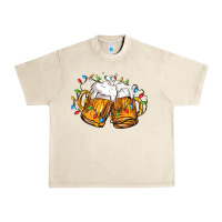 Sandshell beer with christmas lights Urban Heavy Tee - FaDigitalArtStudio