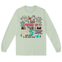 Matcha i am proud of all that i am Long Sleeve Tee - Artiststas