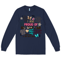 Navy i am proud of all that i am Long Sleeve Tee - Artiststas