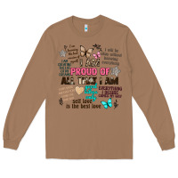 Toasted Coconut i am proud of all that i am Long Sleeve Tee - Artiststas