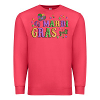 Cardinal it's mardi gras y'all Premium Sweatshirt - MaliasSmallBusiness
