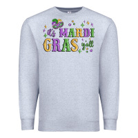Heather Grey it's mardi gras y'all Premium Sweatshirt - MaliasSmallBusiness