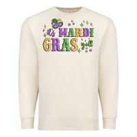 Sandshell it's mardi gras y'all Premium Sweatshirt - MaliasSmallBusiness