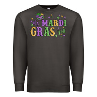 Smoke it's mardi gras y'all Premium Sweatshirt - MaliasSmallBusiness