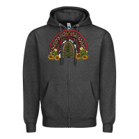 Charcoal Heather rainbow tree Zipper Hoodie - AdoDesignShop
