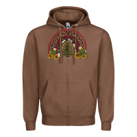 Chestnut rainbow tree Zipper Hoodie - AdoDesignShop