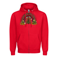 Red rainbow tree Zipper Hoodie - AdoDesignShop