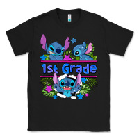 Black preview flower stitch 1st grade Classic Tee - AdoDesignShop