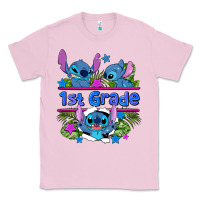 Bubblegum Pink preview flower stitch 1st grade Classic Tee - AdoDesignShop