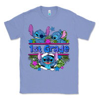 Colony Blue preview flower stitch 1st grade Classic Tee - AdoDesignShop