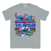 Heather Grey preview flower stitch 1st grade Classic Tee - AdoDesignShop