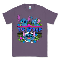 Lavender preview flower stitch 1st grade Classic Tee - AdoDesignShop
