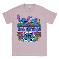 Lilac preview flower stitch 1st grade Classic Tee - AdoDesignShop