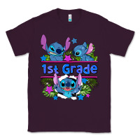 Plum preview flower stitch 1st grade Classic Tee - AdoDesignShop