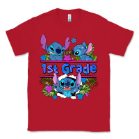 Red preview flower stitch 1st grade Classic Tee - AdoDesignShop