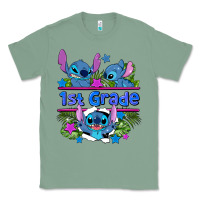 Sage preview flower stitch 1st grade Classic Tee - AdoDesignShop