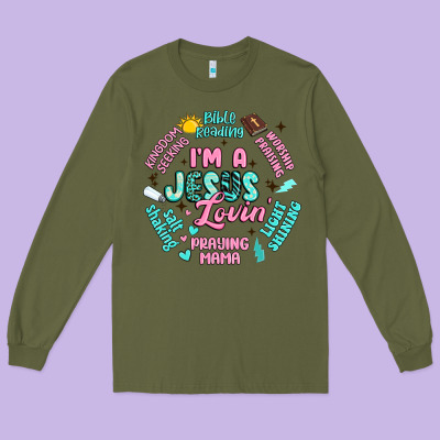 I'm A Jesus Lovin' Long Sleeve Tee Designed By Artiststas