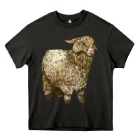 Asphalt Angora Goat Heavy Core Tee - LillyAllenDesigns