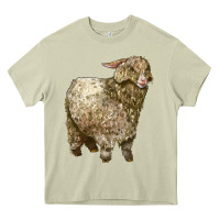 Mossy Angora Goat Heavy Core Tee - LillyAllenDesigns
