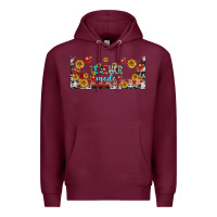 Burgundy teacher mode libbey glass Premium Hoodie - BundleAndBundleShop