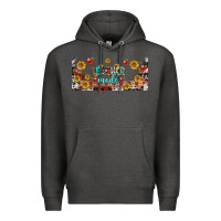 Charcoal Heather teacher mode libbey glass Premium Hoodie - BundleAndBundleShop