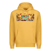 Mustard teacher mode libbey glass Premium Hoodie - BundleAndBundleShop