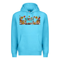 Ocean Blue teacher mode libbey glass Premium Hoodie - BundleAndBundleShop