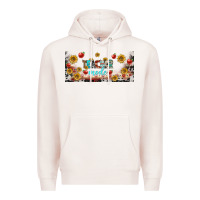 Pale Pink teacher mode libbey glass Premium Hoodie - BundleAndBundleShop