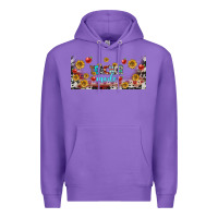 Purple teacher mode libbey glass Premium Hoodie - BundleAndBundleShop