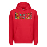 Red teacher mode libbey glass Premium Hoodie - BundleAndBundleShop